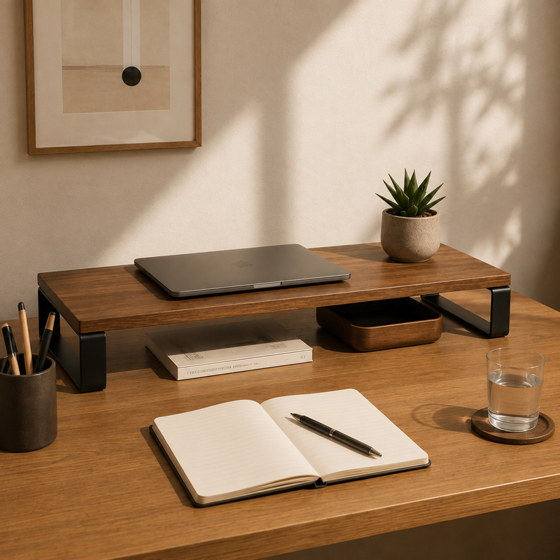 The Walnut Monitor Stand