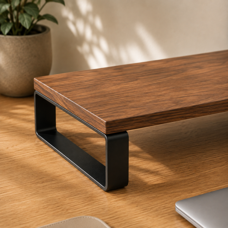 The Walnut Monitor Stand