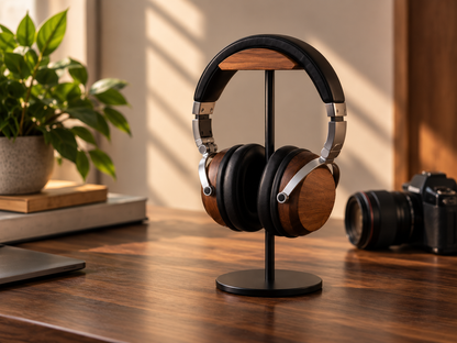 The Walnut Headphone Stand