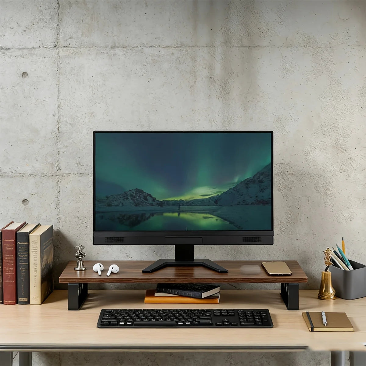 The Walnut Monitor Stand