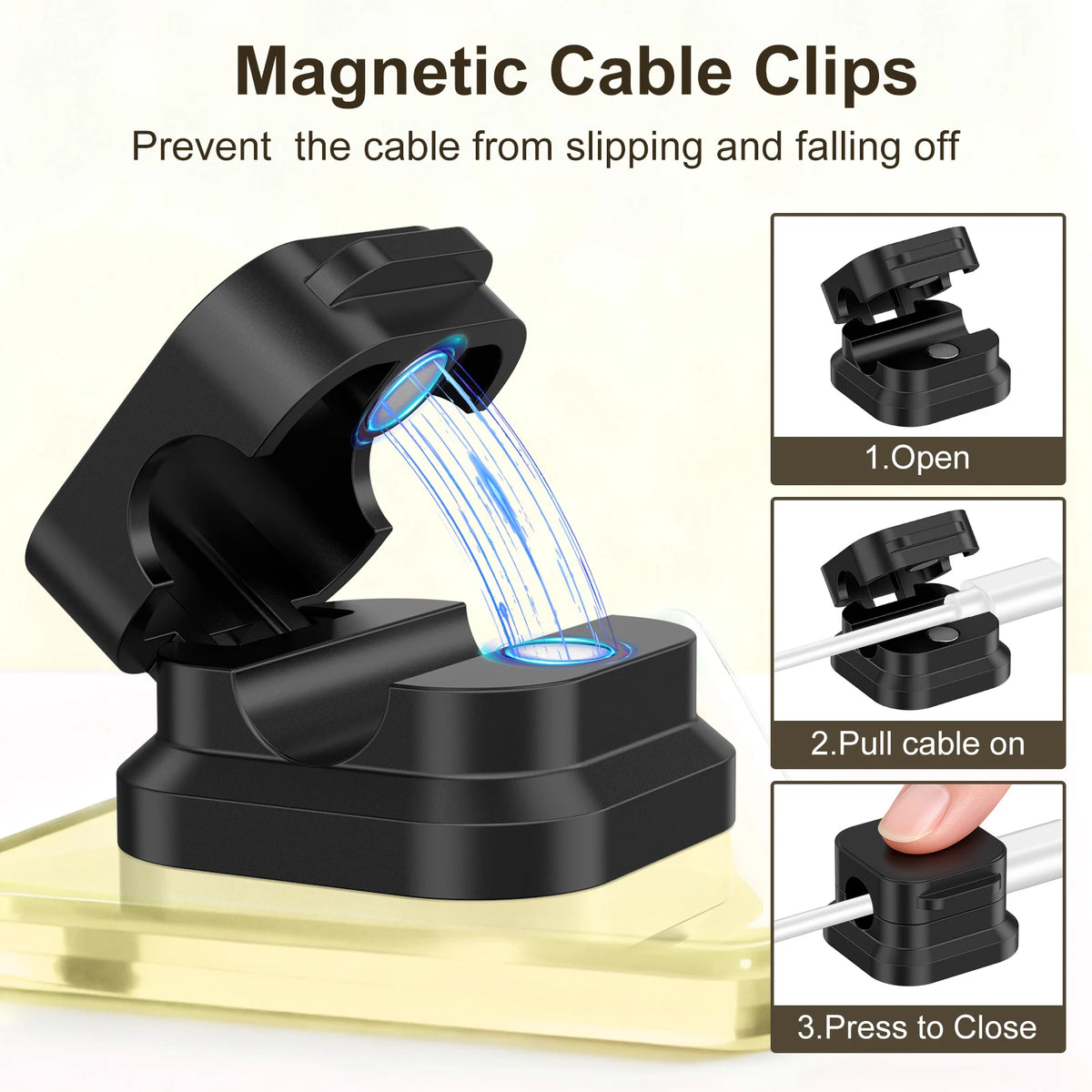 The Magnetic Cable Clips