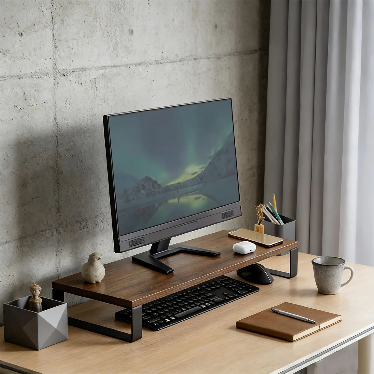 The Walnut Monitor Stand